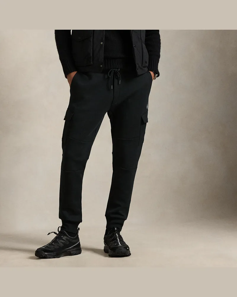 Ralph Lauren Doppellagige Cargo-Jogginghose Black
