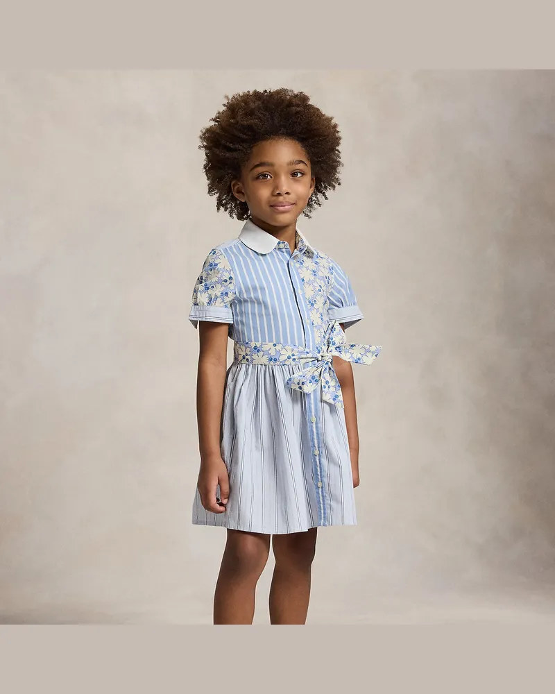 Ralph Lauren Hemdkleid aus Baumwollpopeline Multi