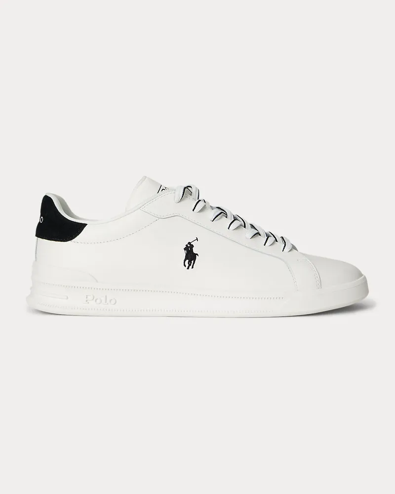 Ralph Lauren Sneaker Heritage Court II aus Nappaleder White