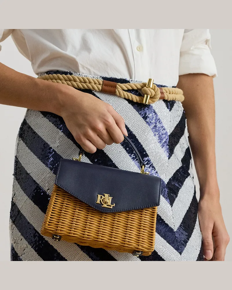 Ralph Lauren Kleine Umhängetasche Farrah Blue