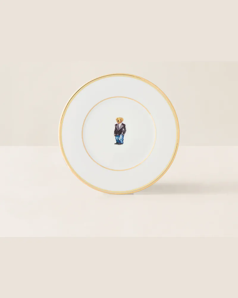 Ralph Lauren Home Teller-Set Wilshire mit Polo Bear White