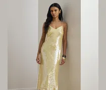 Ärmelloses Cocktailkleid mit Pailletten