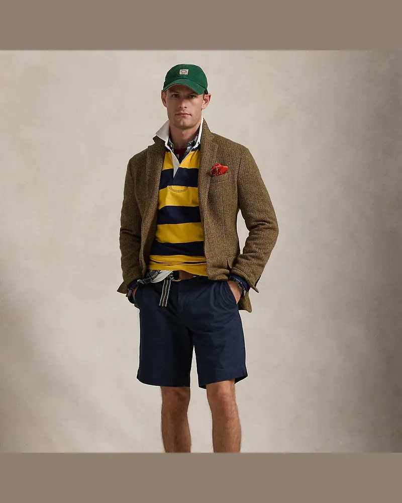 Ralph Lauren Classic-Fit Stretch-Shorts Blue