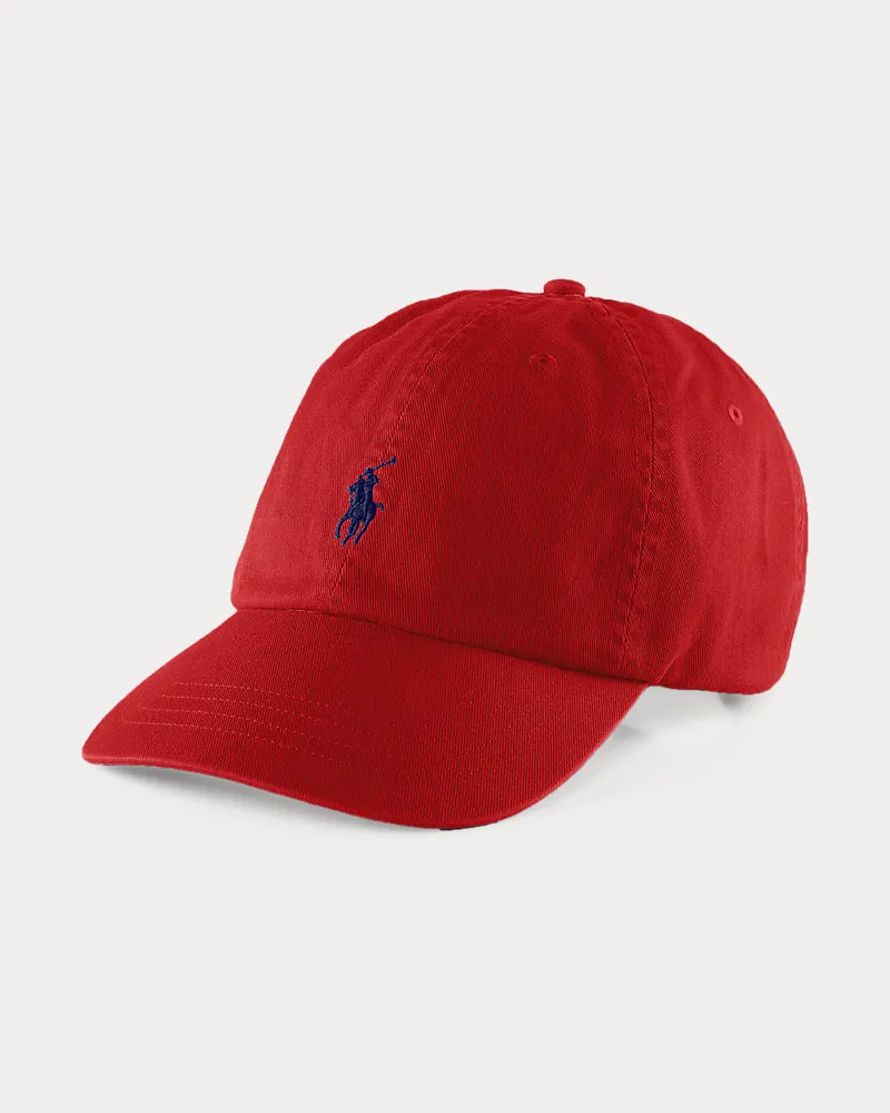 Ralph Lauren Baseballkappe aus Baumwollchino Blue