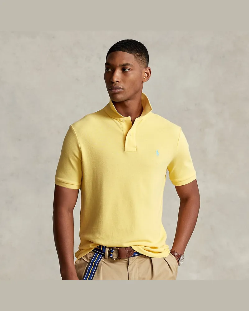 Ralph Lauren Slim-Fit Poloshirt aus Piqué Yellow