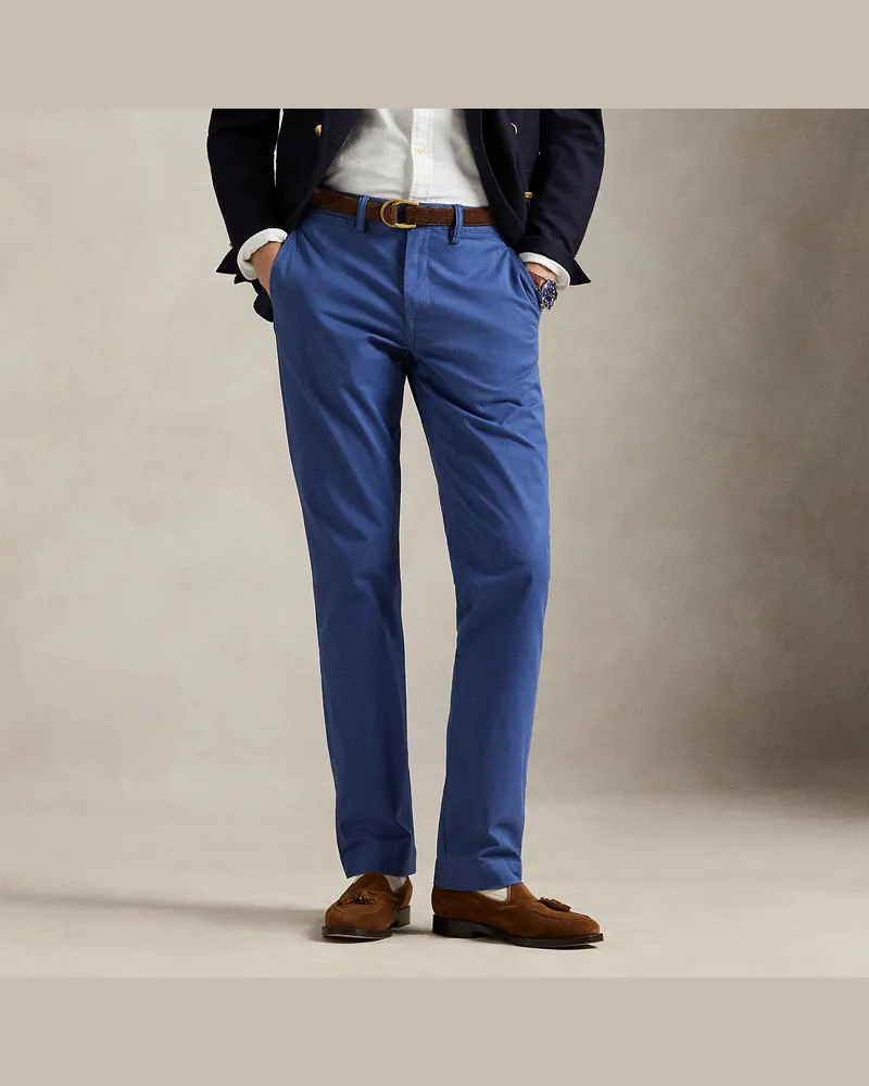 Ralph Lauren Stretch-Straight-Fit Chinohose Bedford Blue