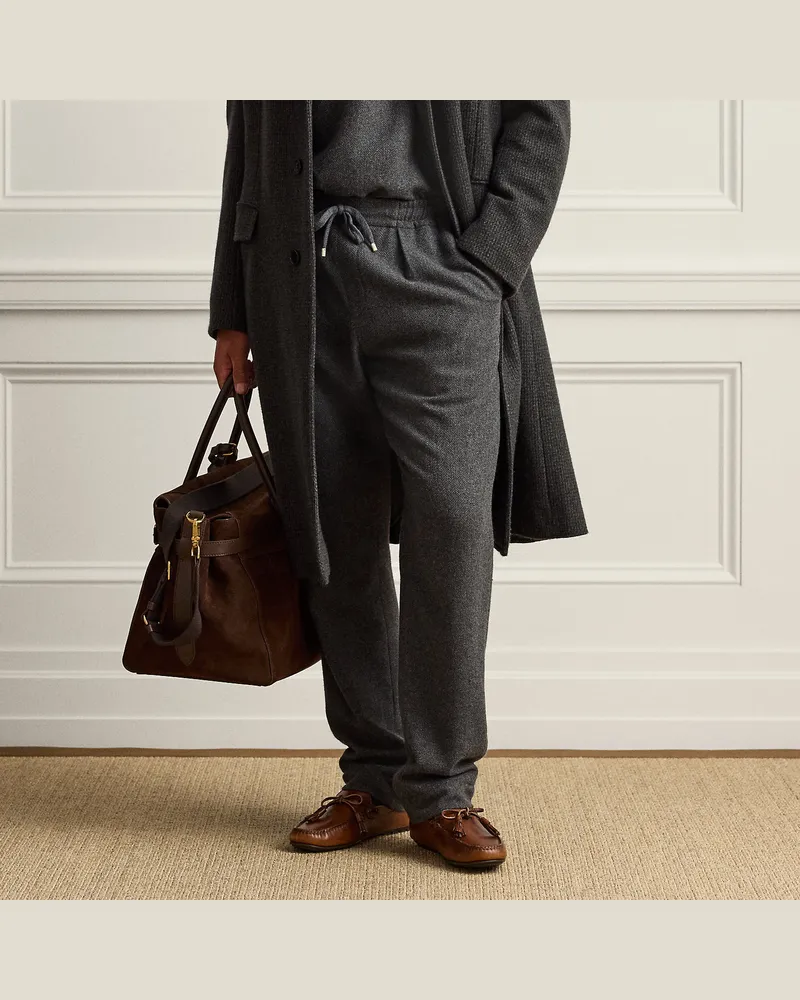 Ralph Lauren Handgeschneiderte Woll-Kaschmir-Hose Grey