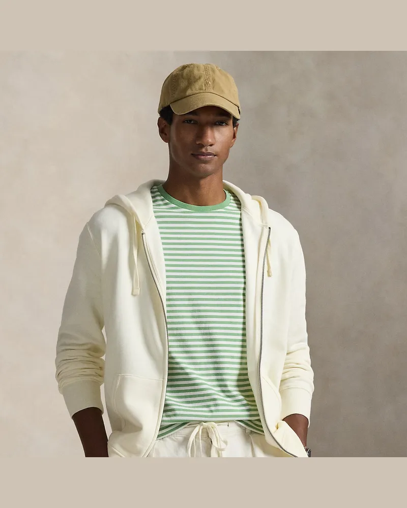 Ralph Lauren Konfektioniert gefärbte Kapuzenjacke Cream