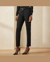 Ralph Lauren Hose Simone aus Woll-Crêpe Black