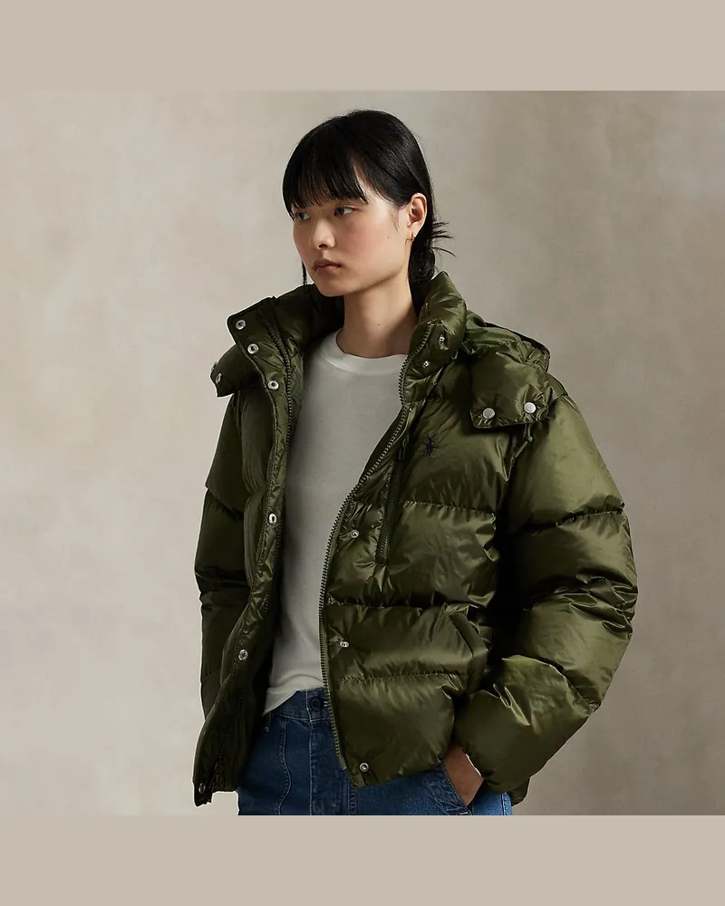 Ralph Lauren Wasserabweisende Daunen-Steppjacke Green