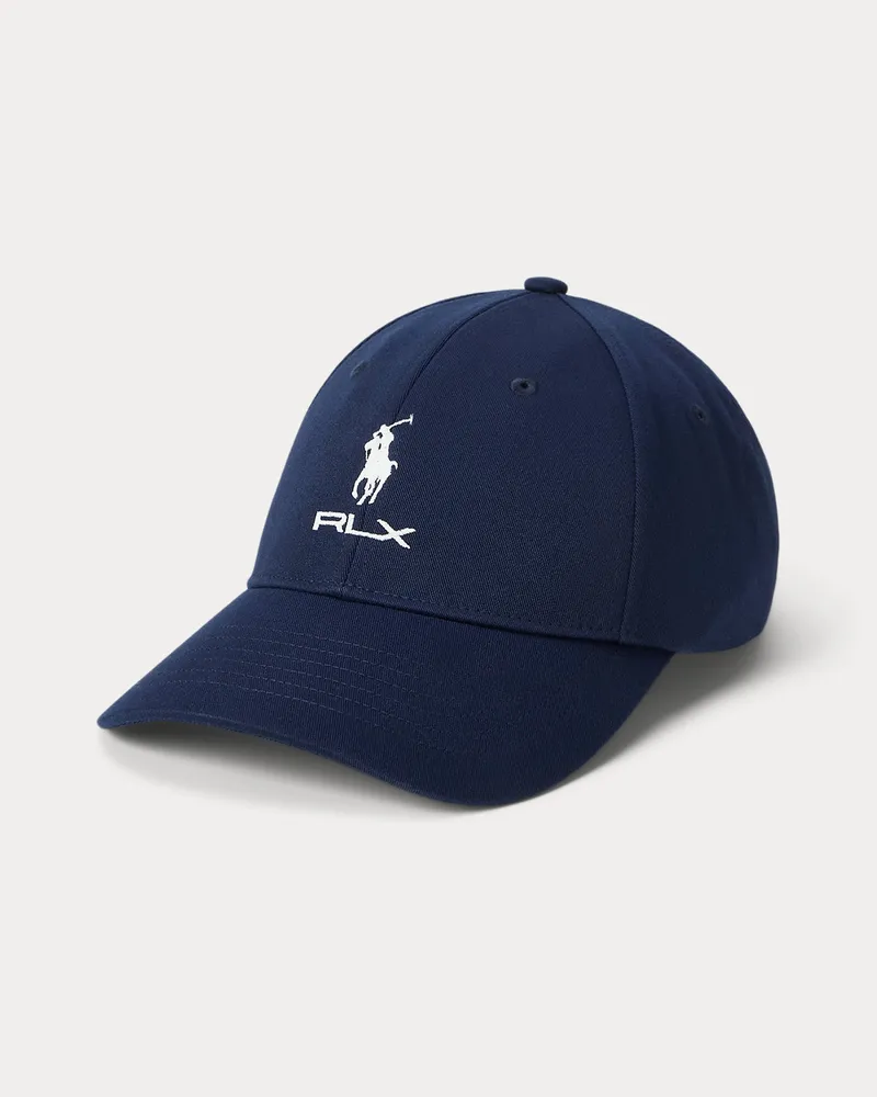 Ralph Lauren Baseballkappe mit gesticktem Logo Blue