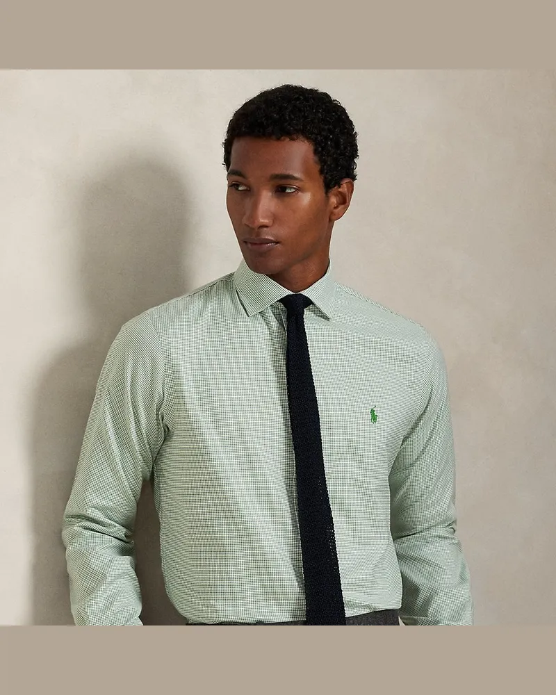 Ralph Lauren Strukturiertes Custom-Fit Hemd White