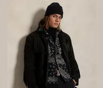 Wildlederjacke mit Fransen