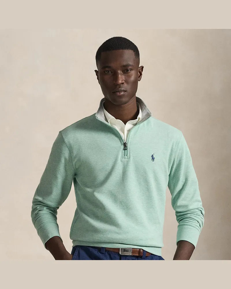 Ralph Lauren Luxuriöser Pullover aus Jersey Green