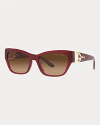 Ralph Lauren Sonnenbrille Grace in Schmetterlingsform Red