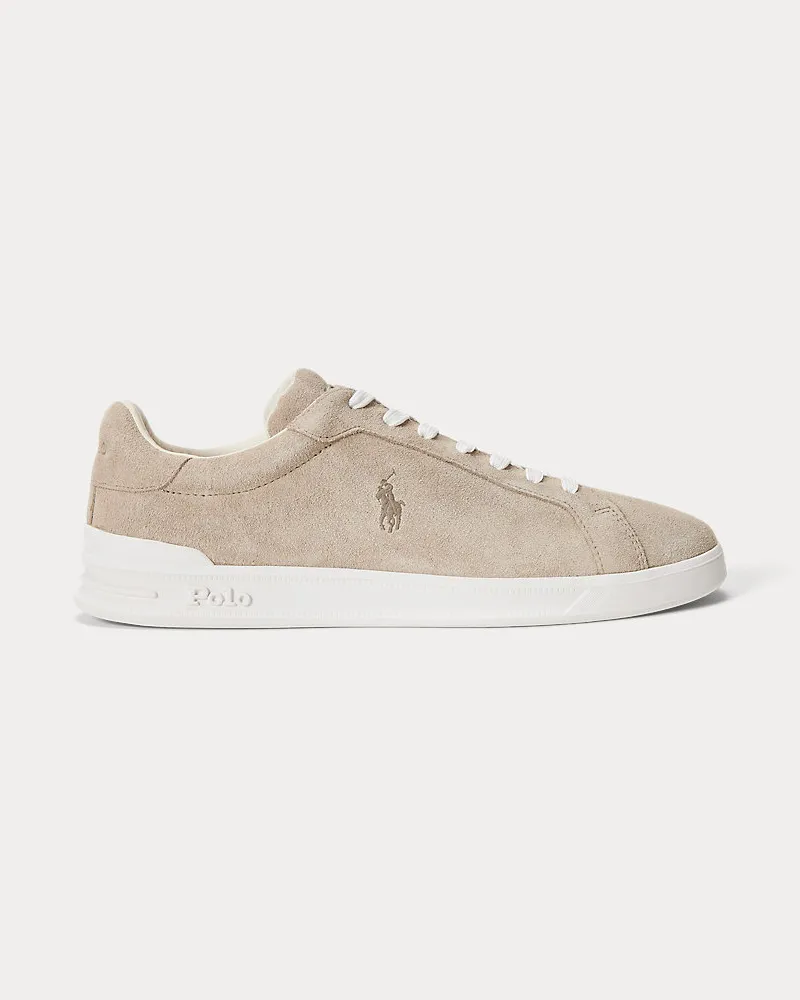 Ralph Lauren Wildleder-Sneaker Heritage Court II Tan