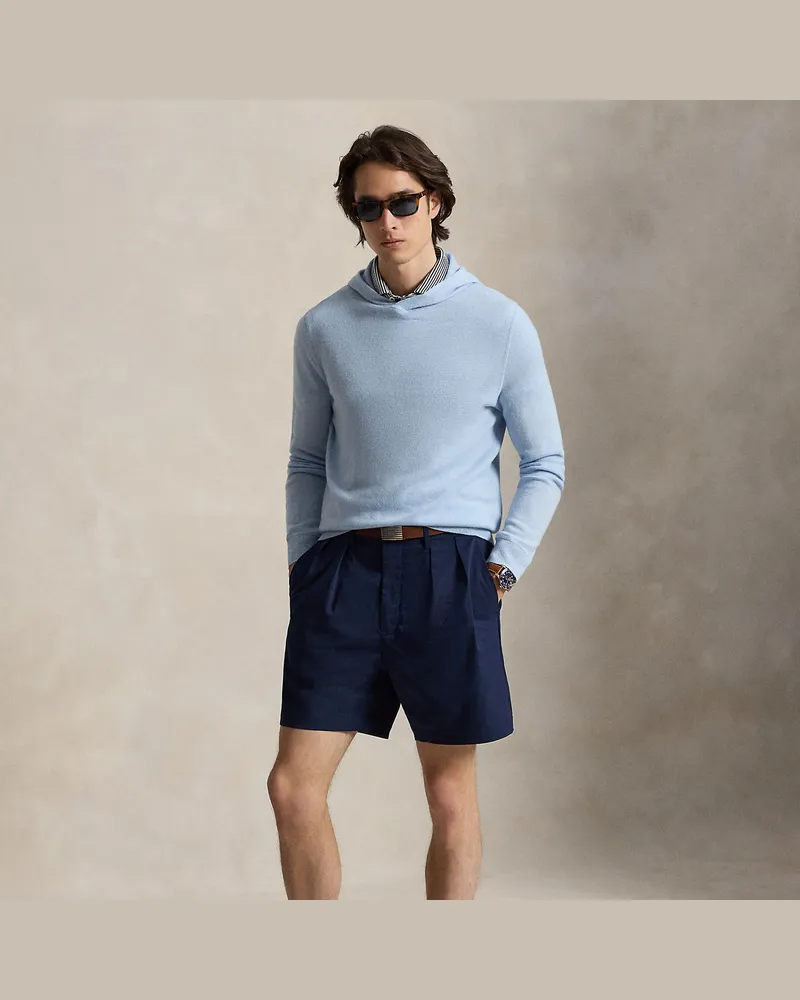 Ralph Lauren Classic-Fit Twill-Shorts Cormac Blue