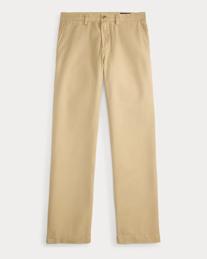 Ralph Lauren Classic-Fit Leinen-Baumwoll-Hose Bedford Tan