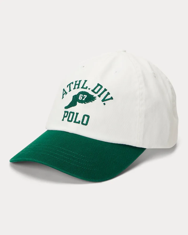 Ralph Lauren Baumwolltwill-Baseballkappe mit Grafik Multi