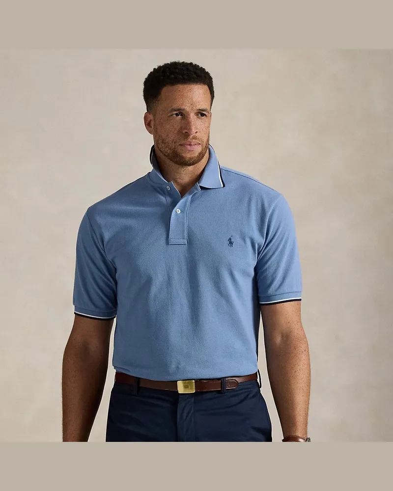 Ralph Lauren Große Größen - Piqué-Poloshirt Blue