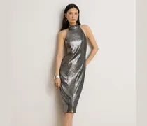 Cocktailkleid mit Tüll und Pailletten