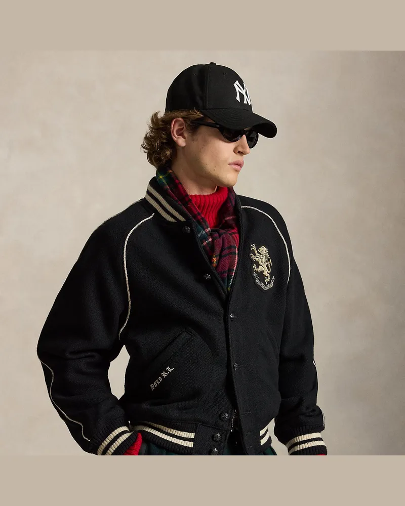 Ralph Lauren Jacke mit Kantillenaufnäher Black