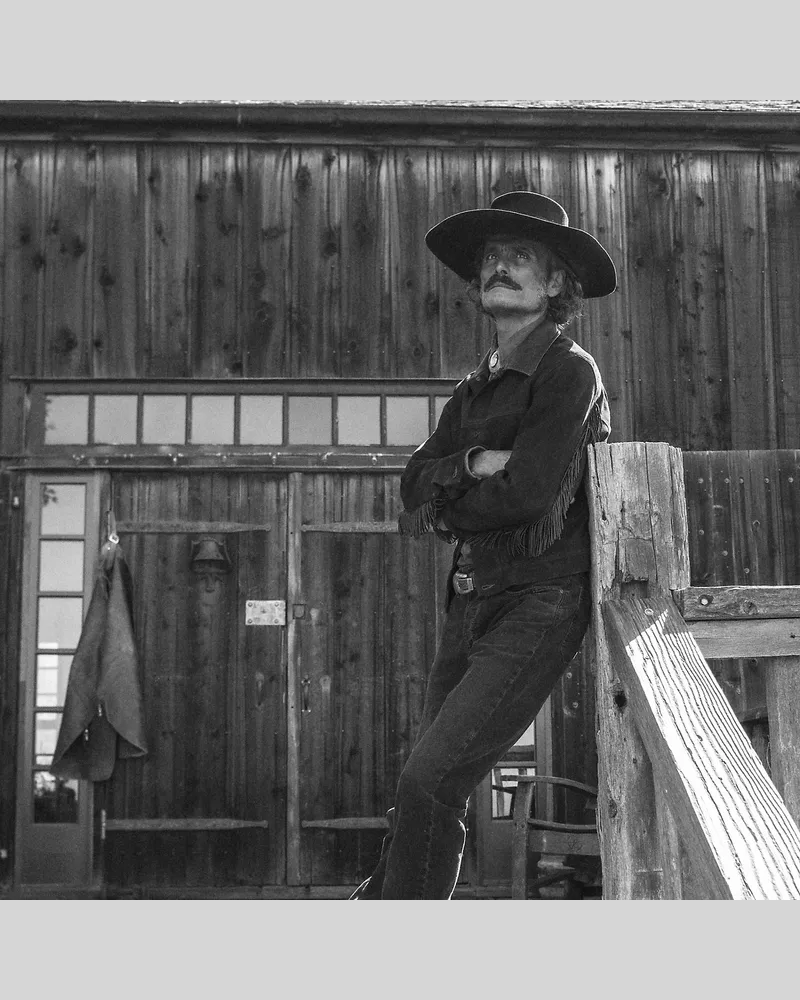 Ralph Lauren Slim-Fit Hose aus Kordsamt Black