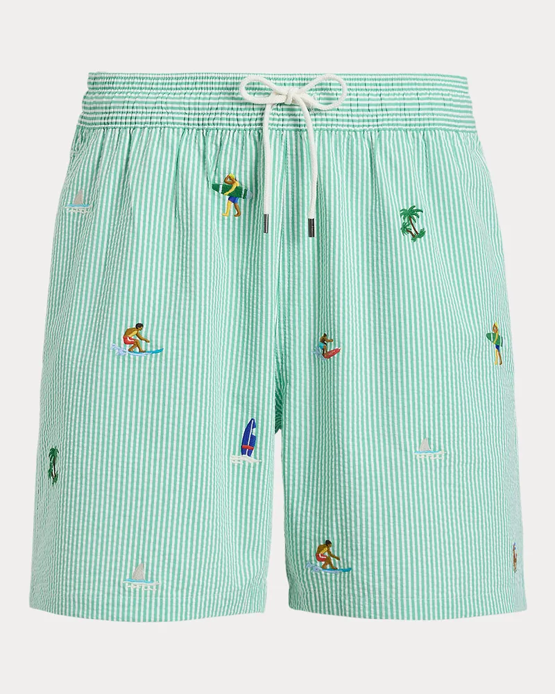 Ralph Lauren Klassische Badeshorts Traveler Green