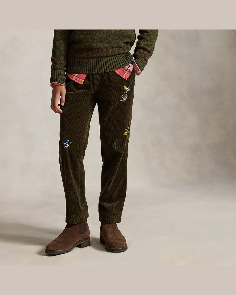 Ralph Lauren Relaxed-Fit Kordsamthose Whitman Brown