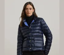 Übergroßer Metallic-Daunenmantel