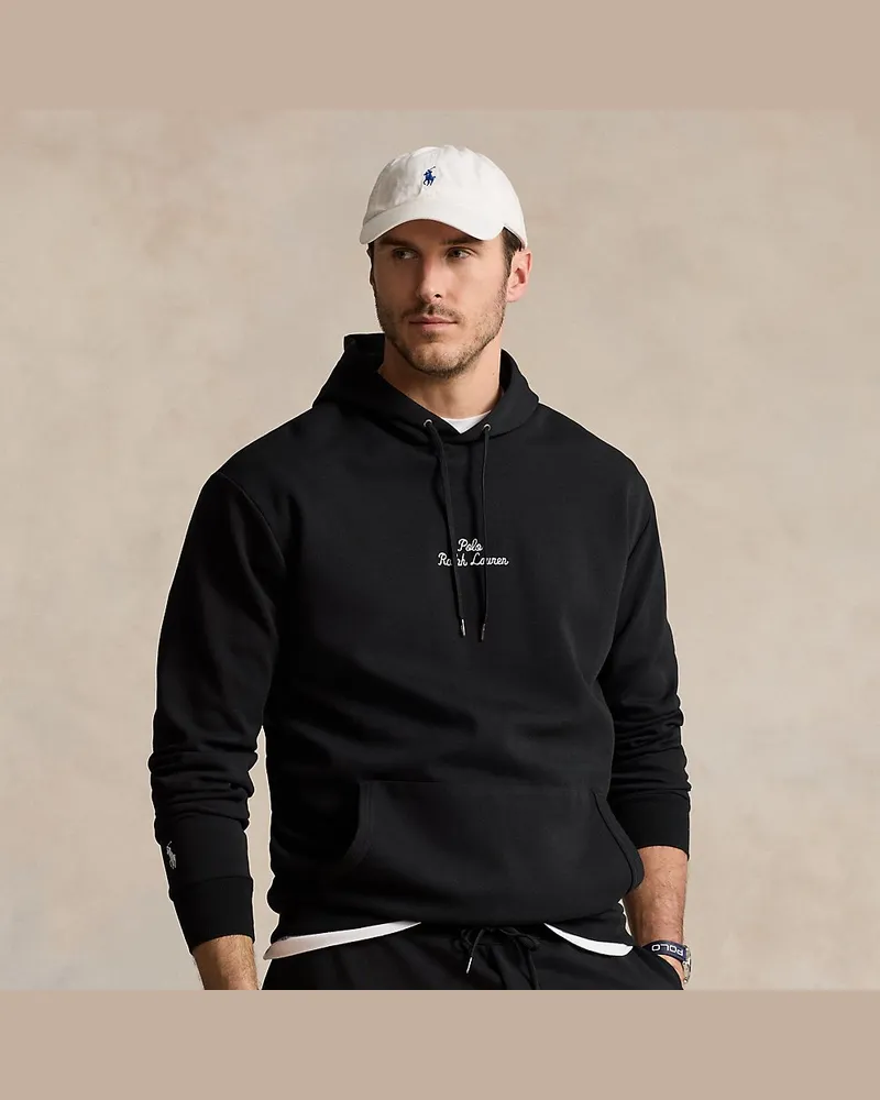 Ralph Lauren Große Größen - Doppellagige Kapuzenjacke mit Logo Black