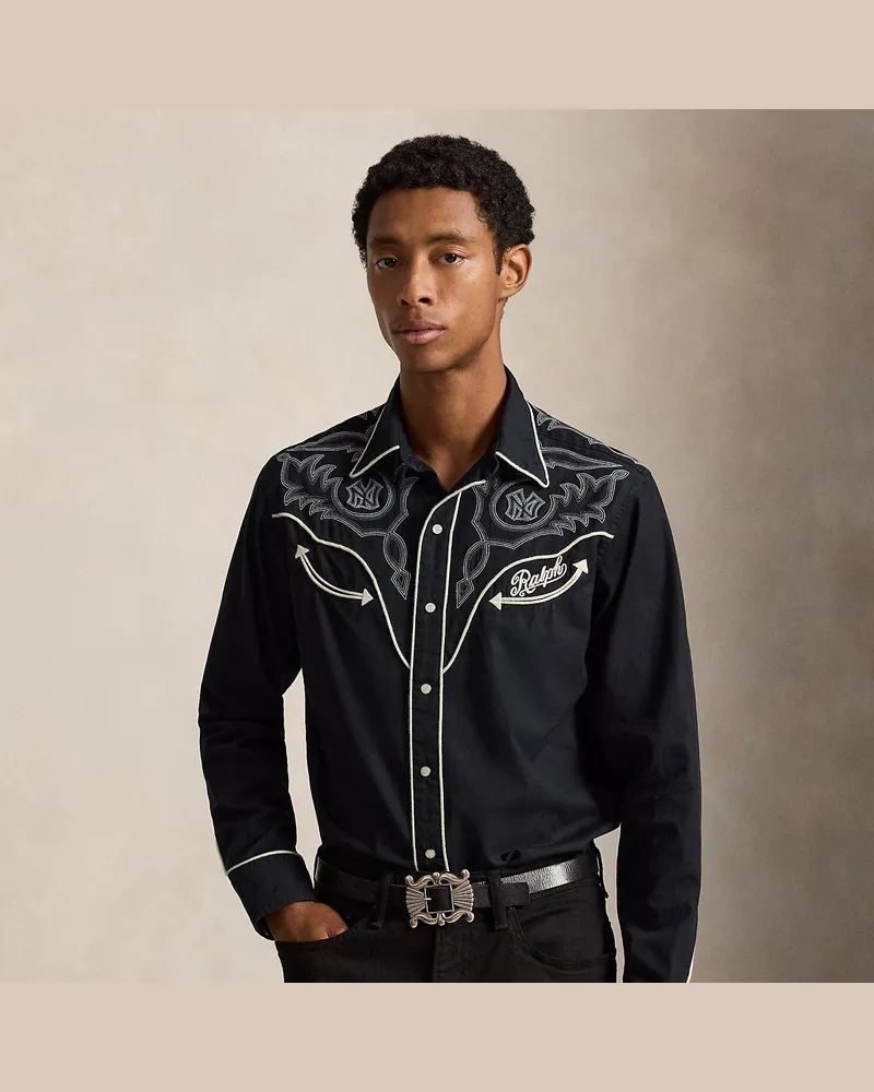 Ralph Lauren Westernhemd Polo  Ralph Lauren Lauren Yankees Black