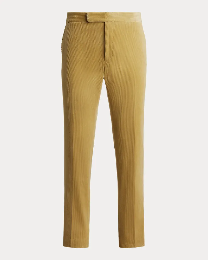 Ralph Lauren Anzughose aus Kordsamt Tan