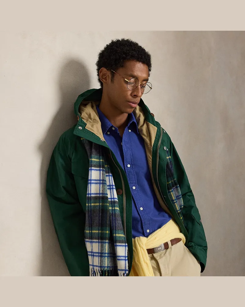 Ralph Lauren Gefärbtes Custom-Fit Oxfordhemd Blue