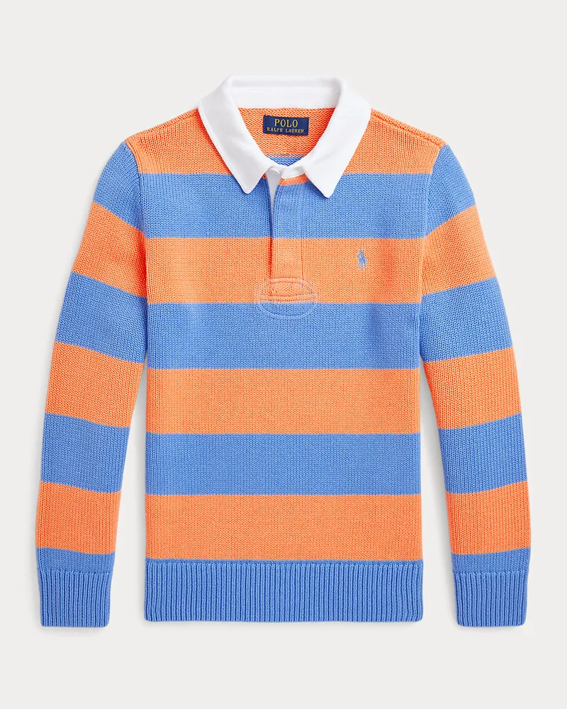Ralph Lauren Gestreifter Rugbypullover aus Baumwolle Multi