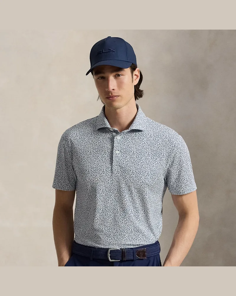 Ralph Lauren Tailored-Fit Performance-Poloshirt Blue