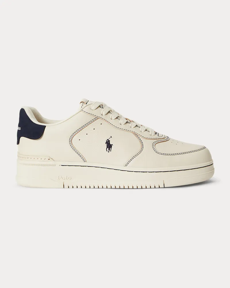 Ralph Lauren Leder-Sneaker Masters Court Natural