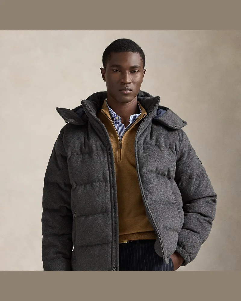 Ralph Lauren Die Daunenjacke Decker aus Melton Grey