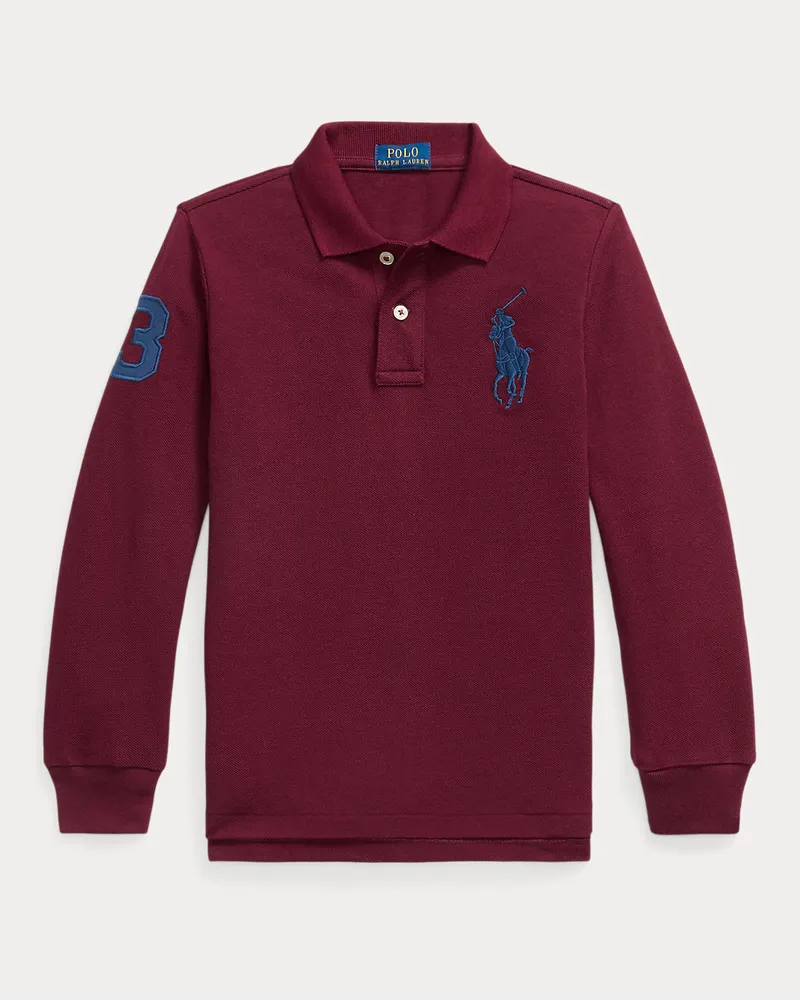 Ralph Lauren Poloshirt aus Baumwollpiqué Red