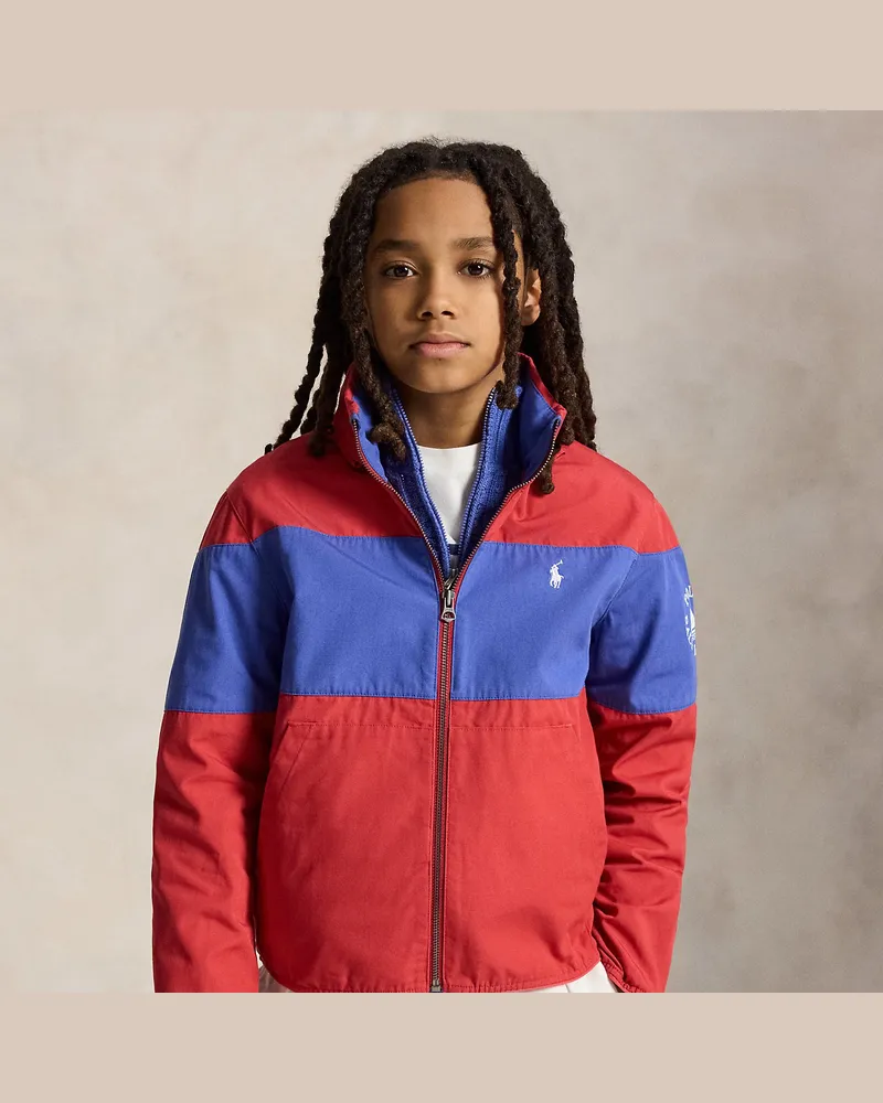 Ralph Lauren Verstaubare Kapuzenjacke mit Logo Multi
