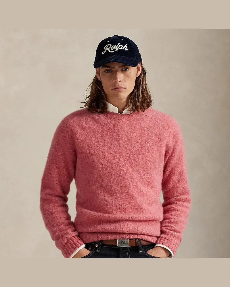 Ralph Lauren Wollpullover mit Rundhalsausschnitt Red