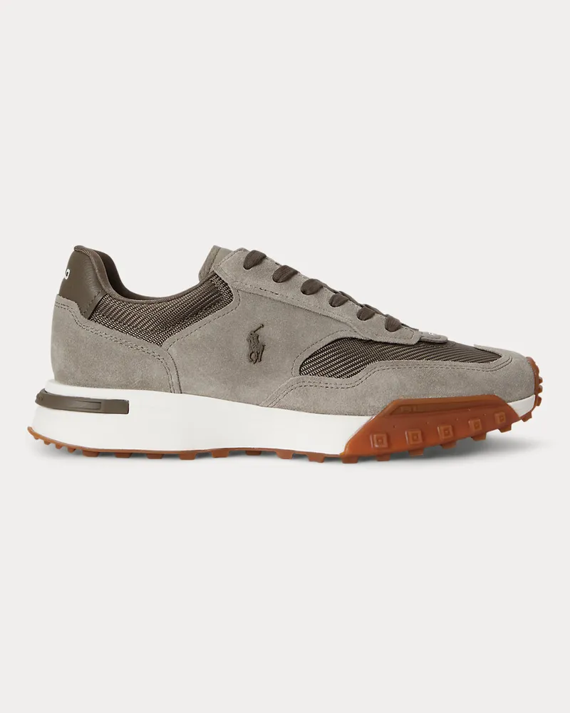 Ralph Lauren Sneaker Eldridge mit Wildlederbahnen Grey