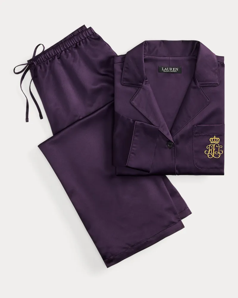 Ralph Lauren Pyjama aus Satin Red