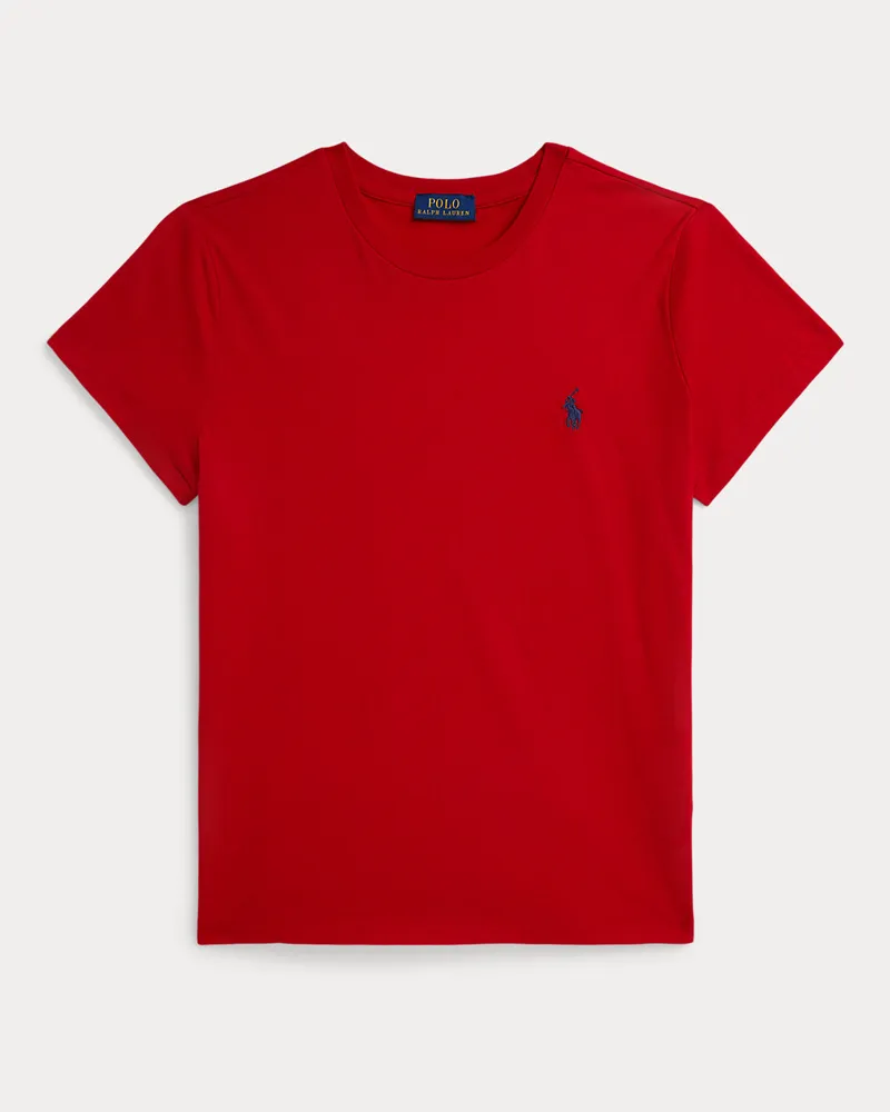 Ralph Lauren Classic-Fit Rundhals-T-Shirt aus Jersey Red