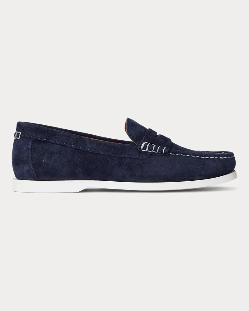 Ralph Lauren Pennyloafer Merton aus Wildleder Blue