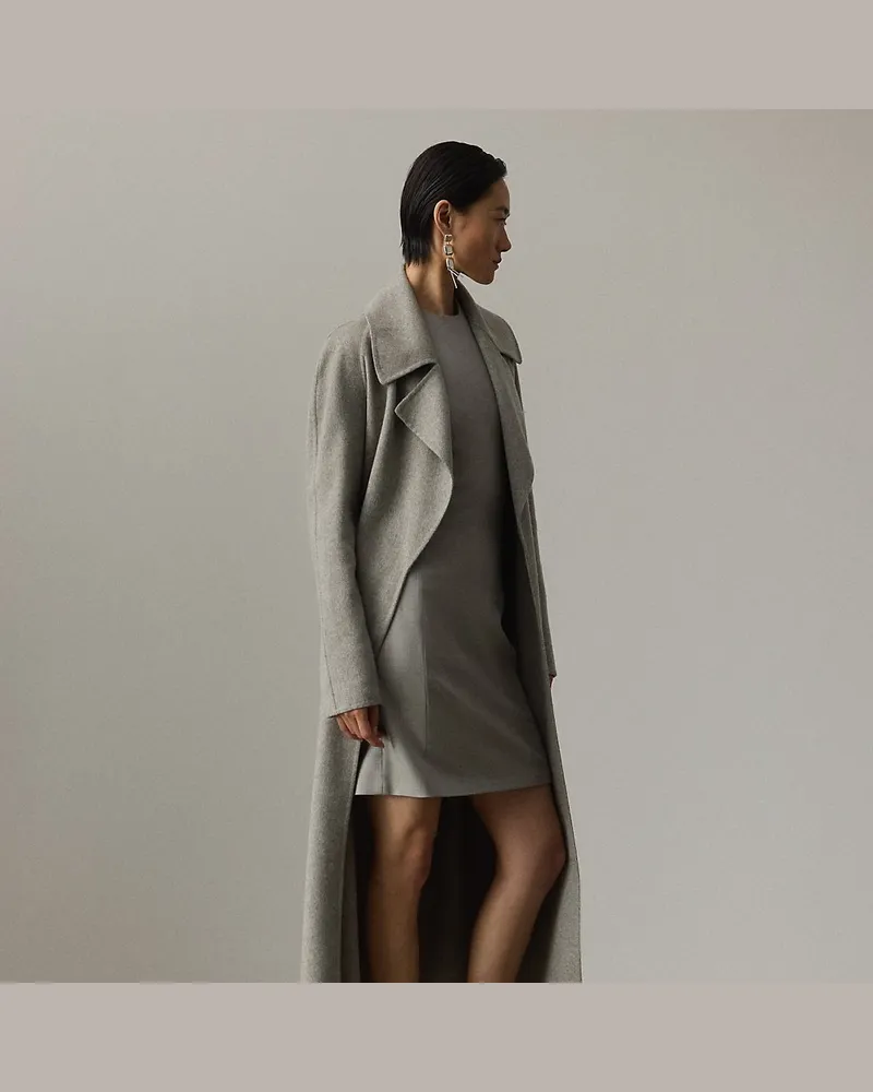 Ralph Lauren Melierter Kaschmirmantel Kacey Grey
