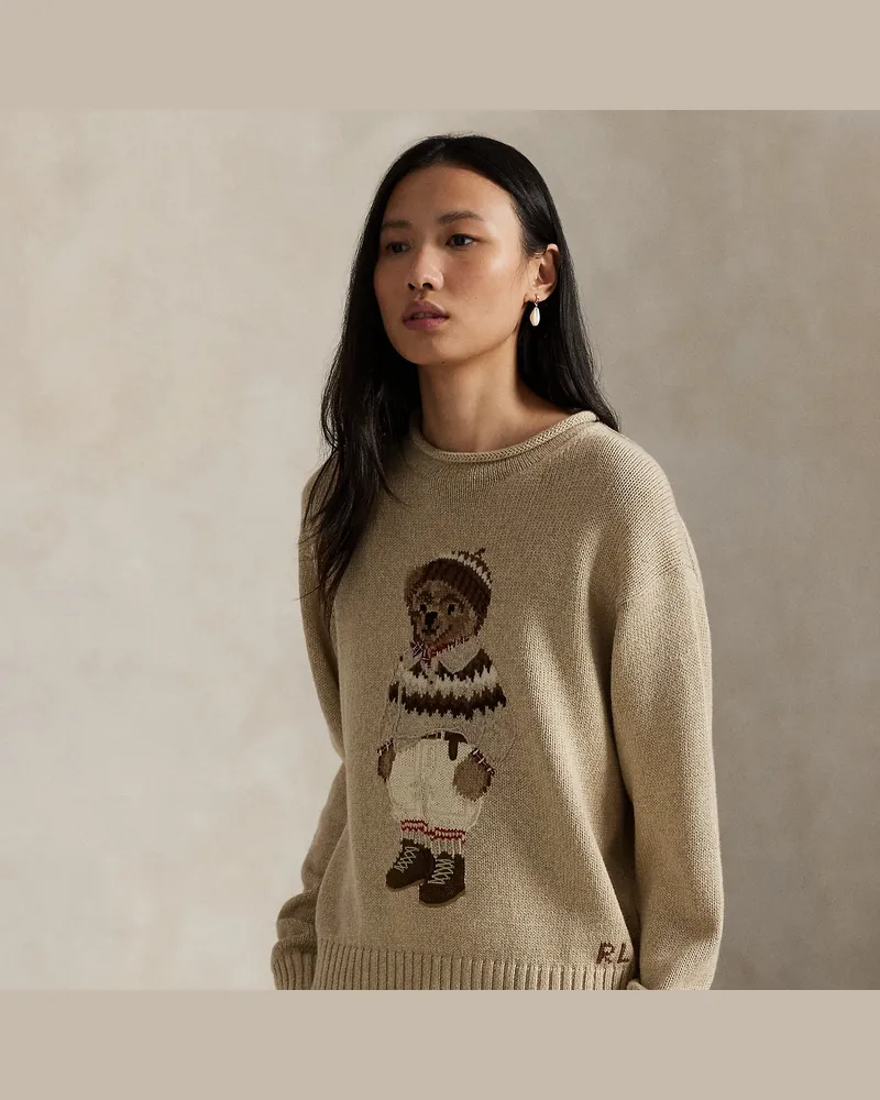 Ralph Lauren Pullover mit Polo Bear Tan