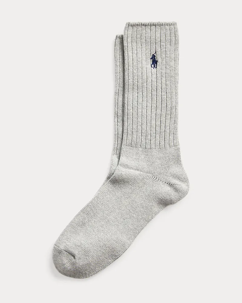 Ralph Lauren Crew-Socken aus Baumwollmischung Grey