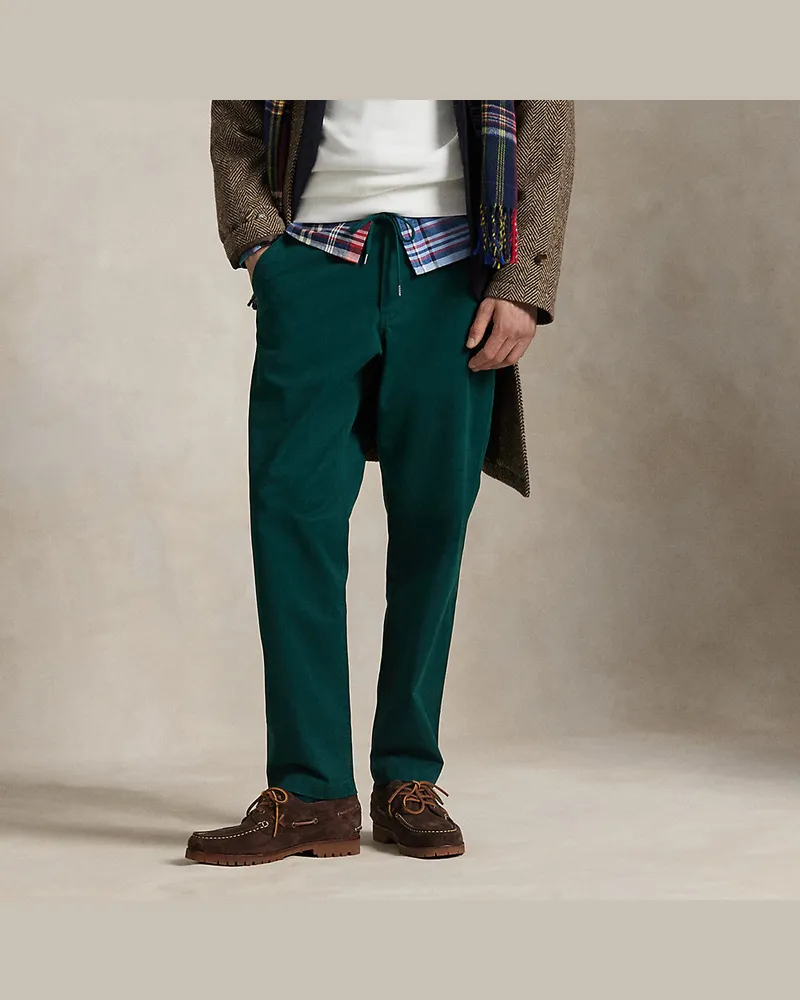 Ralph Lauren Classic-Fit Stretchhose Polo Prepster Green