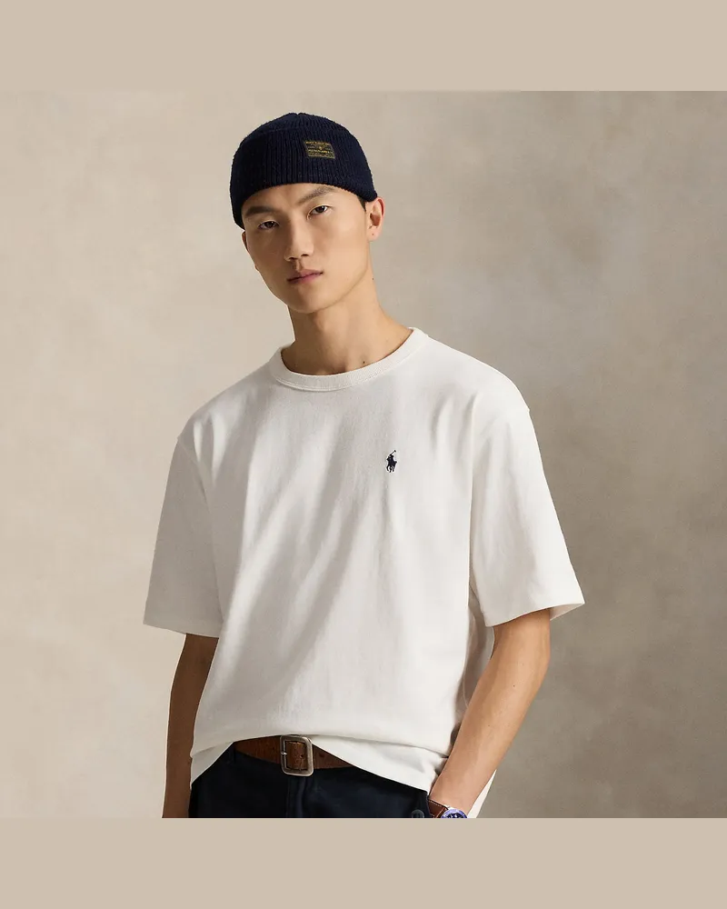 Ralph Lauren Relaxed-Fit Jersey-T-Shirt mit Logo White